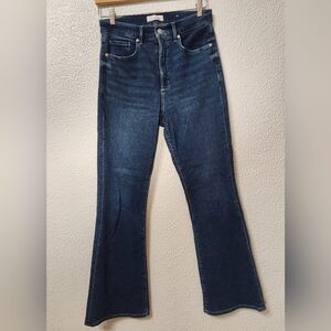 LOFT High Rise Flare Women's Jeans - Dark Blue  Size 28/6